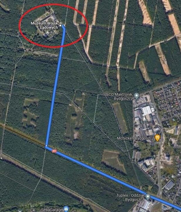 Mapka dojazdu Osówiec 73